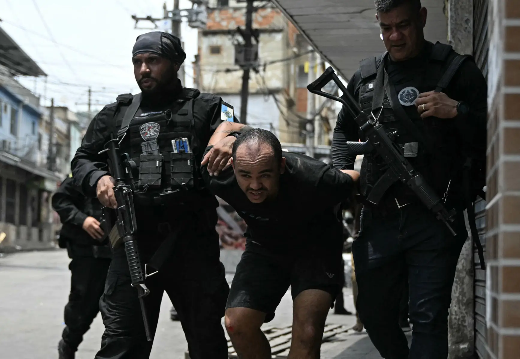 Unos 2.500 policías participan en un operativo del Comando Vermelho/AFP