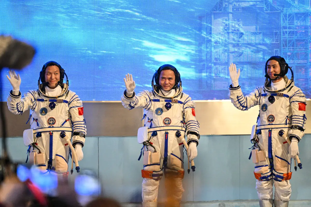 La misión espacial china/AFP
