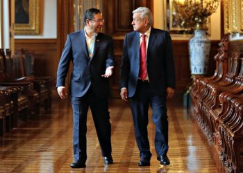 Arce apoya el planteamiento de su colega mexicano López Obrador para sustituir a la OEA