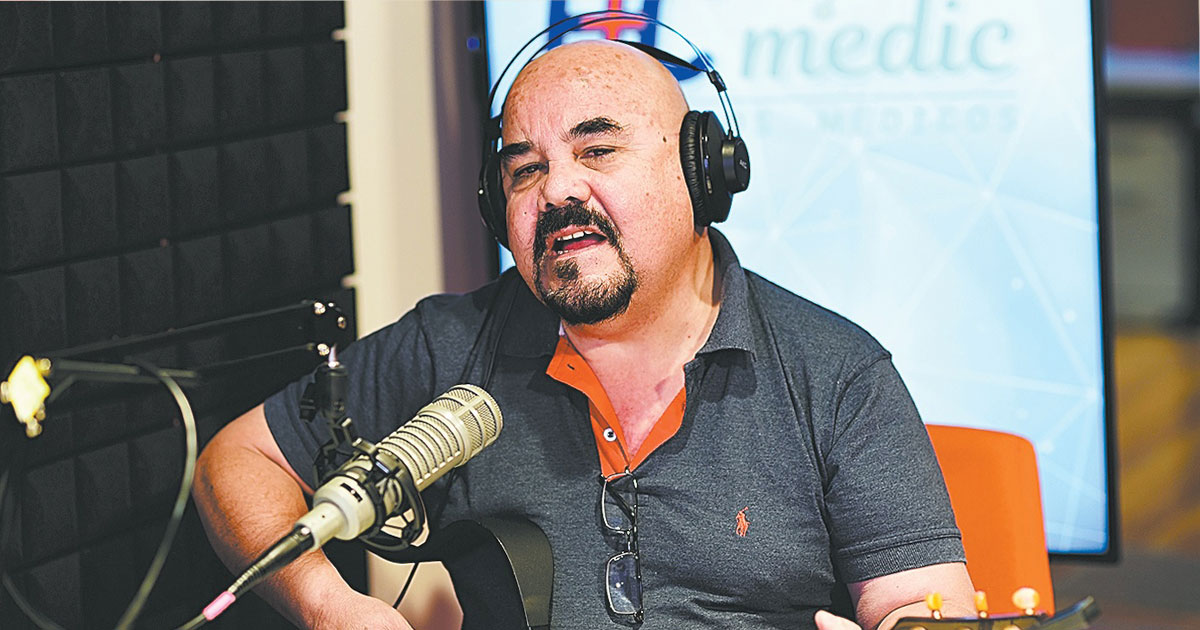 Barrenechea, en una reciente visita a los estudios de La Razón.