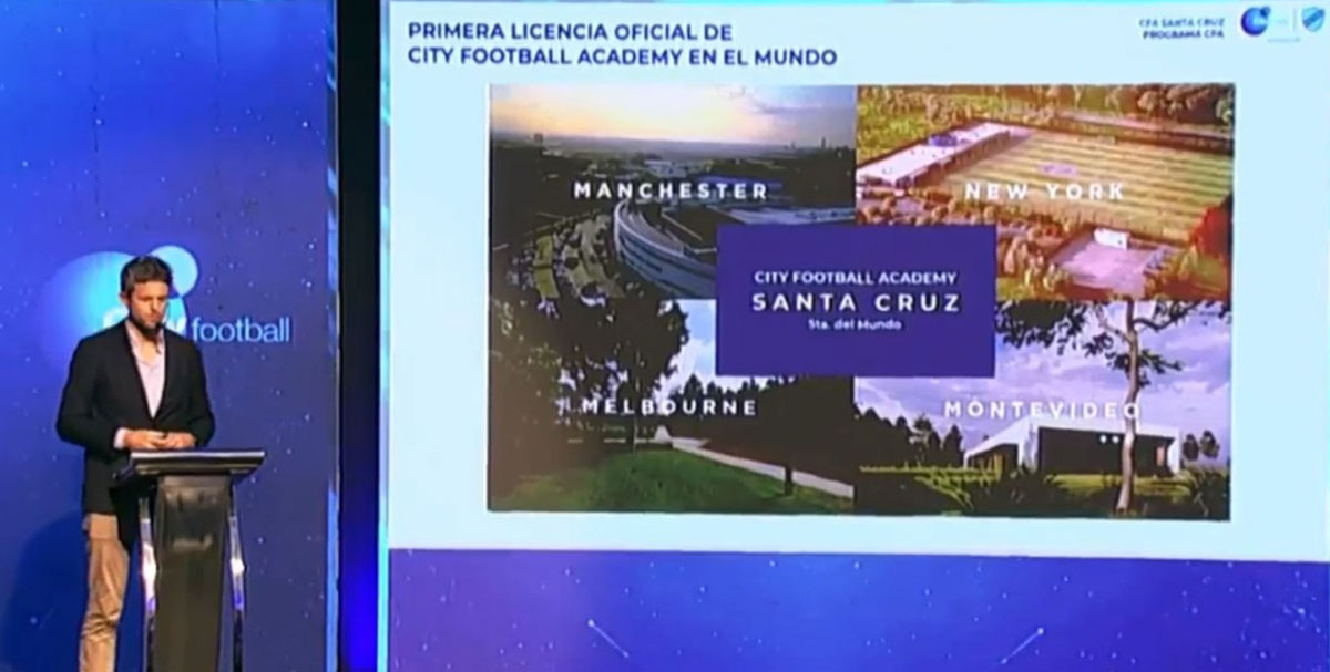 Bolívar y el City Group abren una academia en Santa Cruz