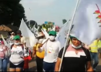La marcha indígena llega a la capital cruceña y este jueves entra a la plaza 24 de Septiembre