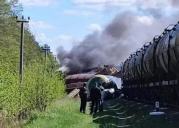 Ataque al tren de carga ruso