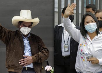 Diferencia entre Fujimori y Castillo se reduce al mínimo con más de 90% del voto escrutado del balotaje