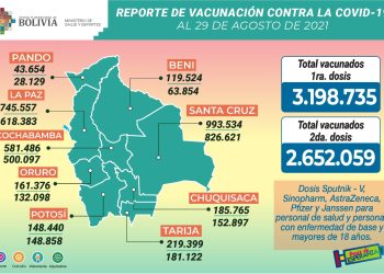 Vacunación: 2,6 millones de personas tienen su esquema completo anti COVID-19 en el país