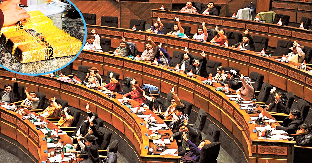 Diputados aprueba ‘ley del oro’ en medio de incidentes.