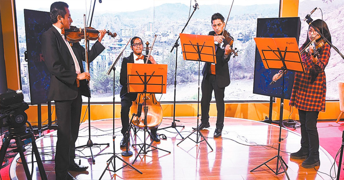 El cuarteto estuvo en el ‘Piedra, papel y tinta’, de La Razón.