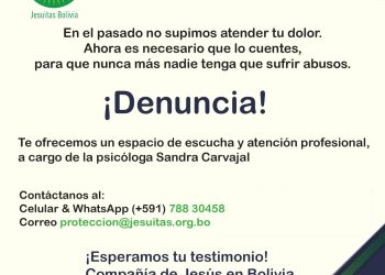 La Compañía de Jesús habilita línea de WhatsApp para recibir denuncias de abusos