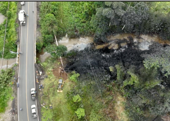 Derrame de petróleo en la Amazonía