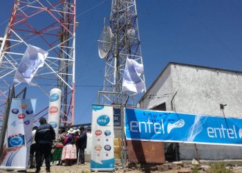 ENTEL instala radio bases 4G en comunidades indígenas de Monteagudo