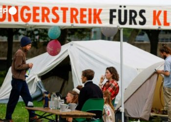 Jóvenes en huelga de hambre en Alemania por la ‘catástrofe’ climática