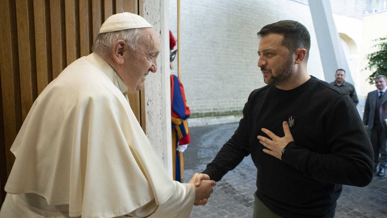 Zelensky y el papa Francisco