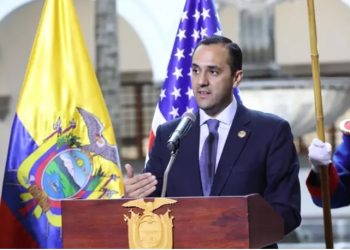El ministro de Relaciones Exteriores de Ecuador, Juan Carlos Holguín. Foto: Ministerio de Relaciones Exteriores de Ecuador