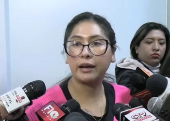 La alcaldesa de El Alto, Eva Copa. FOTO: Captura SEO TV