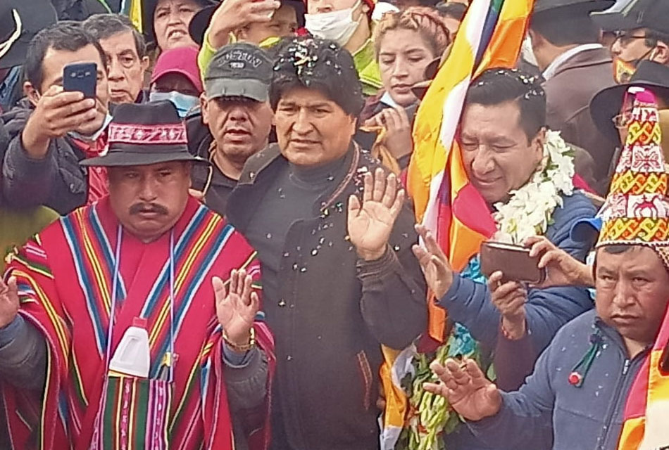 Morales anuncia que la fuerza de la marcha de respaldo a Arce ‘va a reventar La Paz’ el lunes