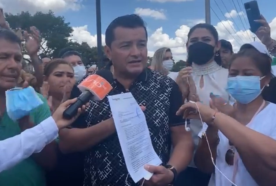 Fernández visita a los bloqueadores y pide a Arce convocar urgente al diálogo
