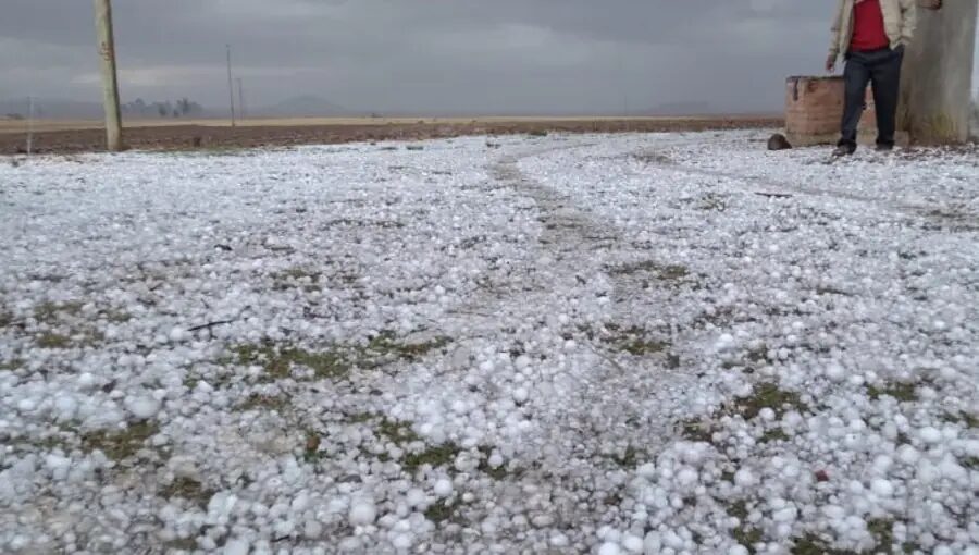 Al menos 200 familias fueron afectadas por lluvias y granizadas en Potosí