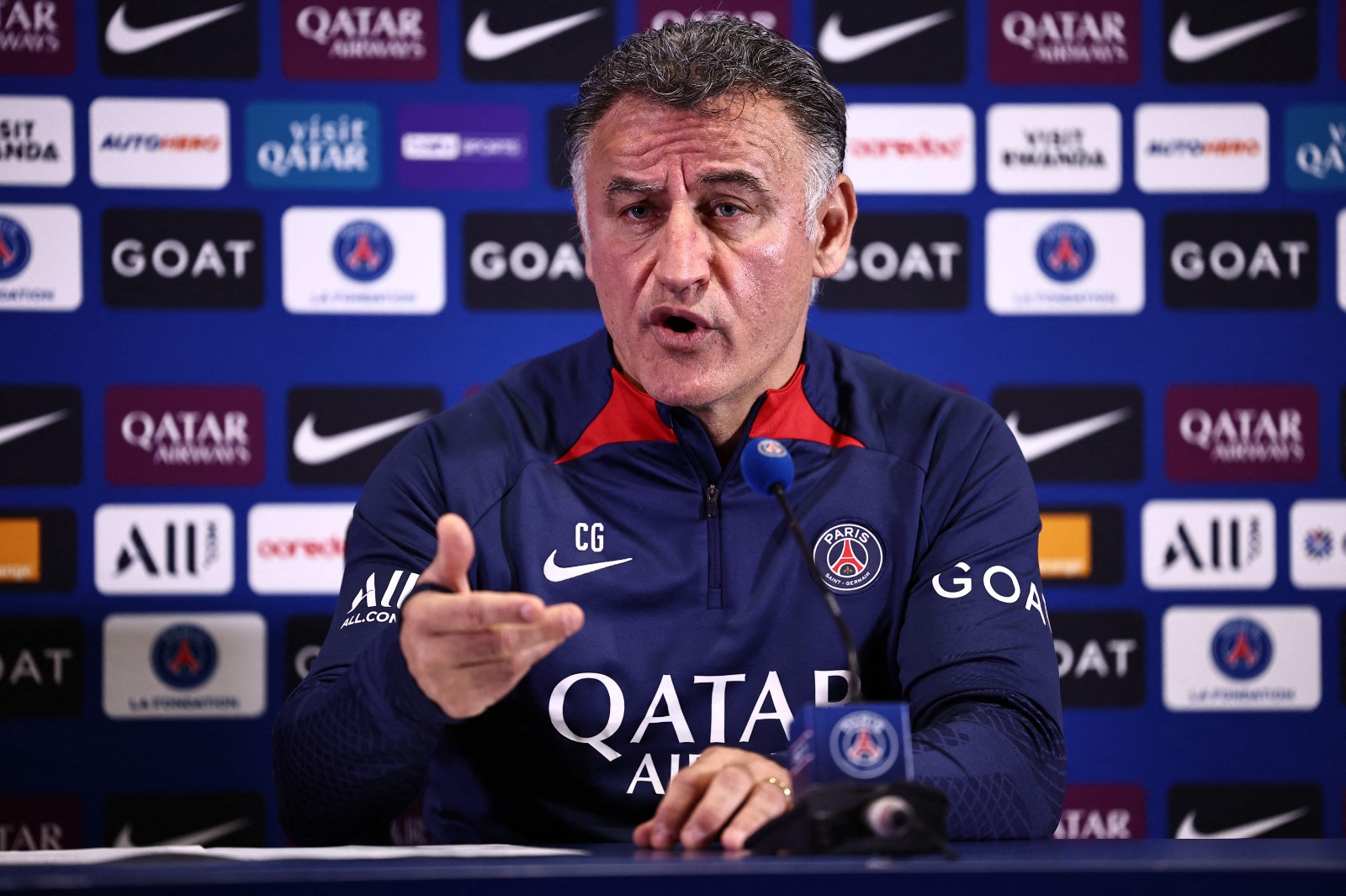 Christophe Galtier, DT PSG, acusado de racismo