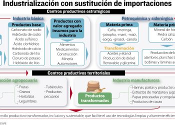 El plan para la sustitución de importaciones proyecta dos plantas y seis industrias