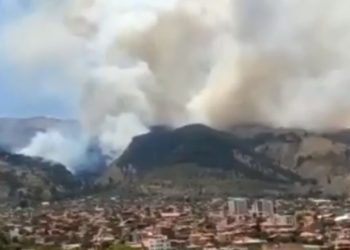 Un nuevo incendio se produce en Tunari, el Gobierno afirma que fue provocado