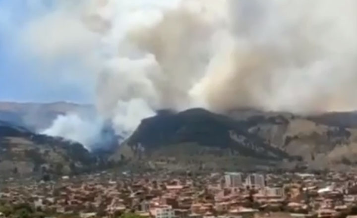Un nuevo incendio se produce en Tunari, el Gobierno afirma que fue provocado