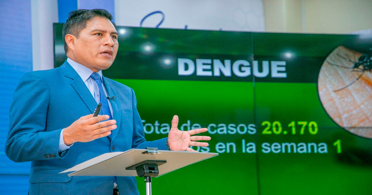 El ministro de Salud, Jeyson Auza.
