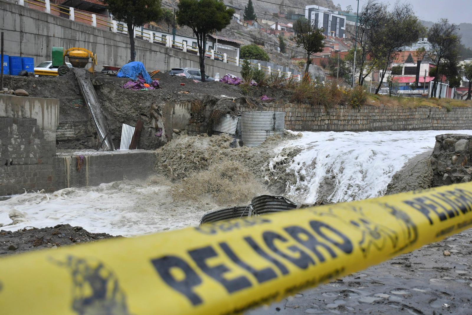 En un día, se superó la lluvia esperada para todo mayo en La Paz