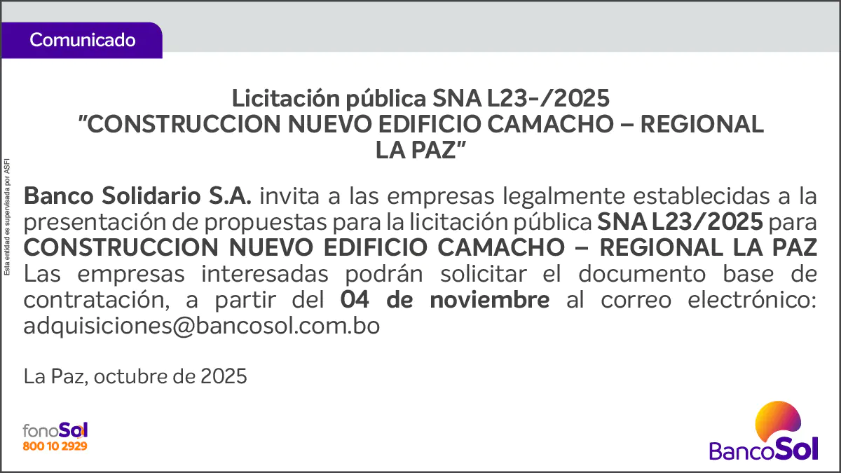 COMUNICADO