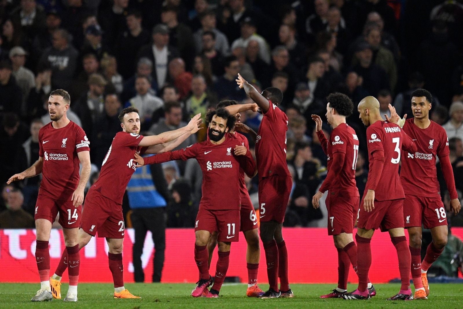 Goleada 6-1 del Liverpool frente al Leeds para acercarse a Europa