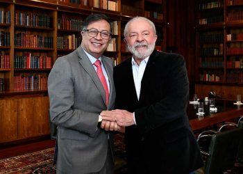 Lula da Silva y Gustavo Petro. Foto presidencia de Colombia