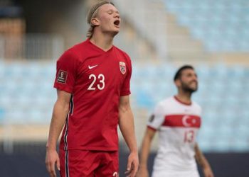 Haaland es baja por lesión en la selección de Noruega