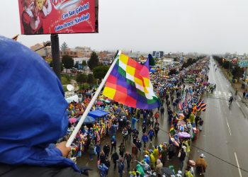 La ‘Marcha por la Patria’ será resguardada por 380 policías en su llegada a La Paz