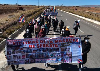 El Gobierno brinda seguridad a marcha que demanda justicia por Sacaba y Senkata
