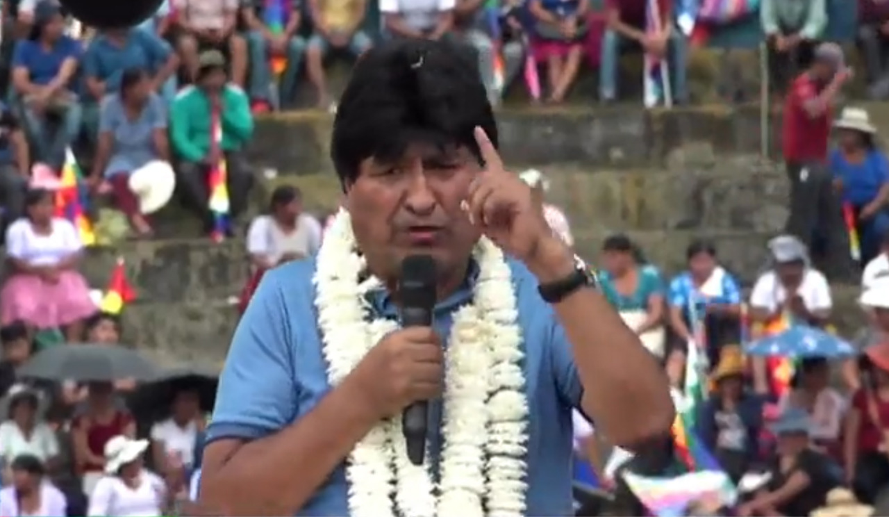 Morales advierte estado de emergencia y movilización permanente de organizaciones sociales