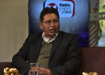 El vicencanciller Freddy Mamani, en una entrevista pasada con La Razón.
