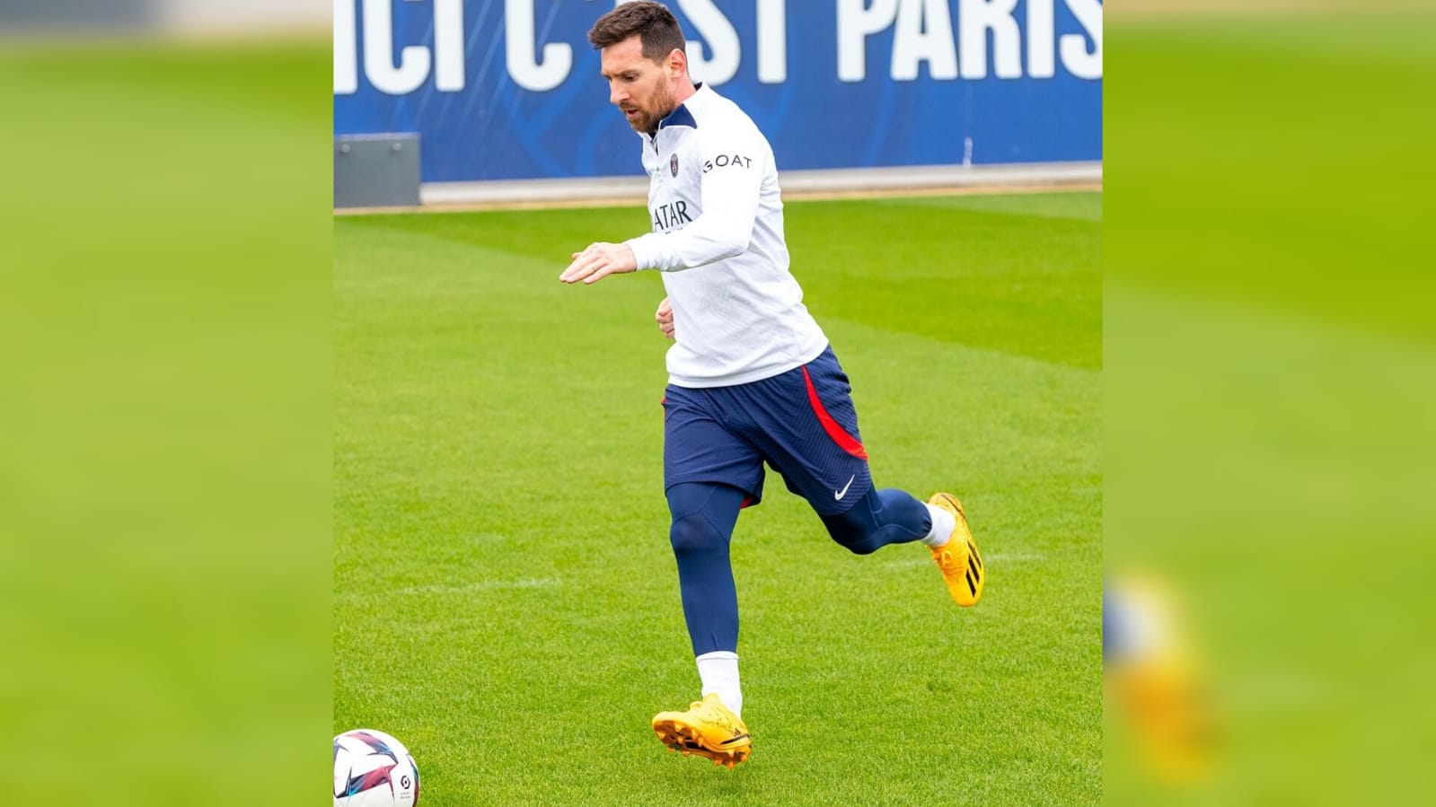 Messi de regreso a los entrenamientos con el PSG