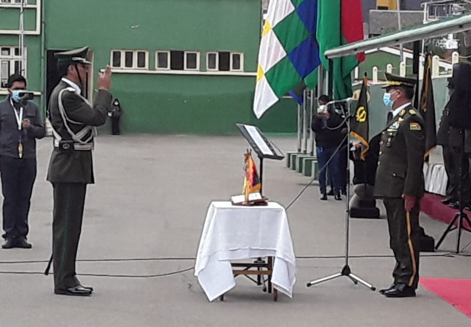 Posesionan a nuevo comandante de La Paz y le encomiendan continuar los planes