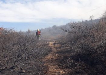 Muere bombera voluntaria en un incendio forestal en Cochabamba