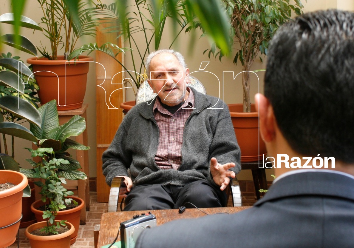 El cura Alfonso Pedrajas, en una entrevista con La Razón en 2009.
