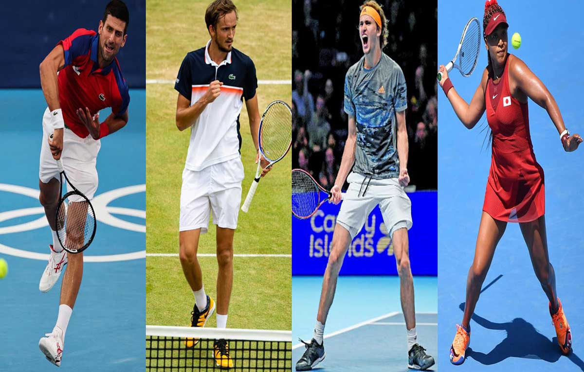Djokovic, Medvedev, Zverev y Osaka mantienen sus aspiraciones de medalla