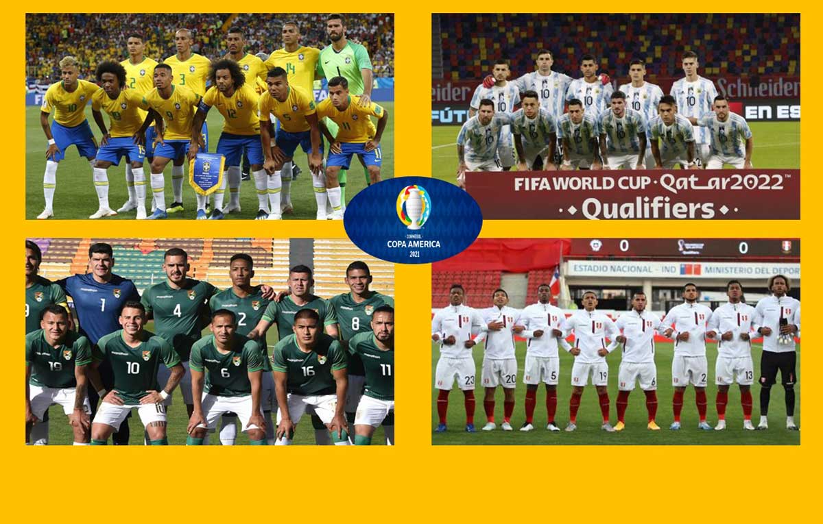 Selecciones de estrellas marcan la disparidad entre los equipos de la Copa América