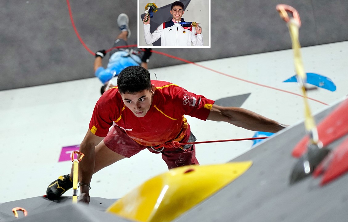 Alberto Ginés entra en la historia con el primer oro olímpico en escalada