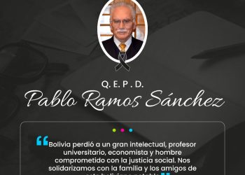 Conmoción por la muerte del economista y exprefecto paceño Pablo Ramos