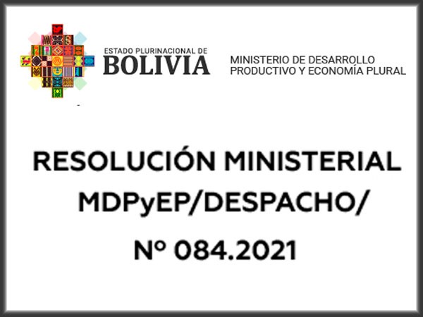 RESOLUCIÓN MINISTERIAL