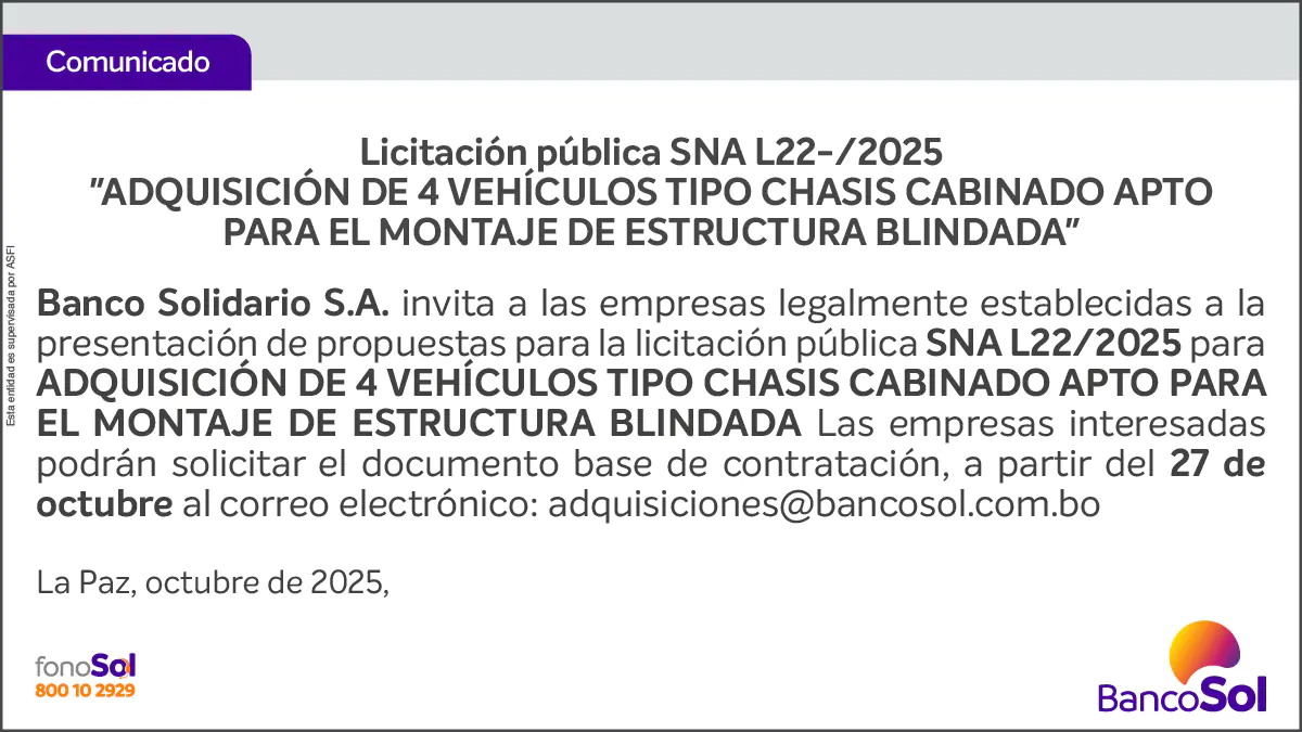 COMUNICADO