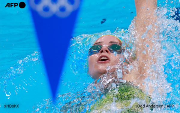 La australiana Kaylee McKeown logra el doblete olímpico 100-200 m espalda