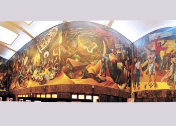 Mural del Museo de la Revolución