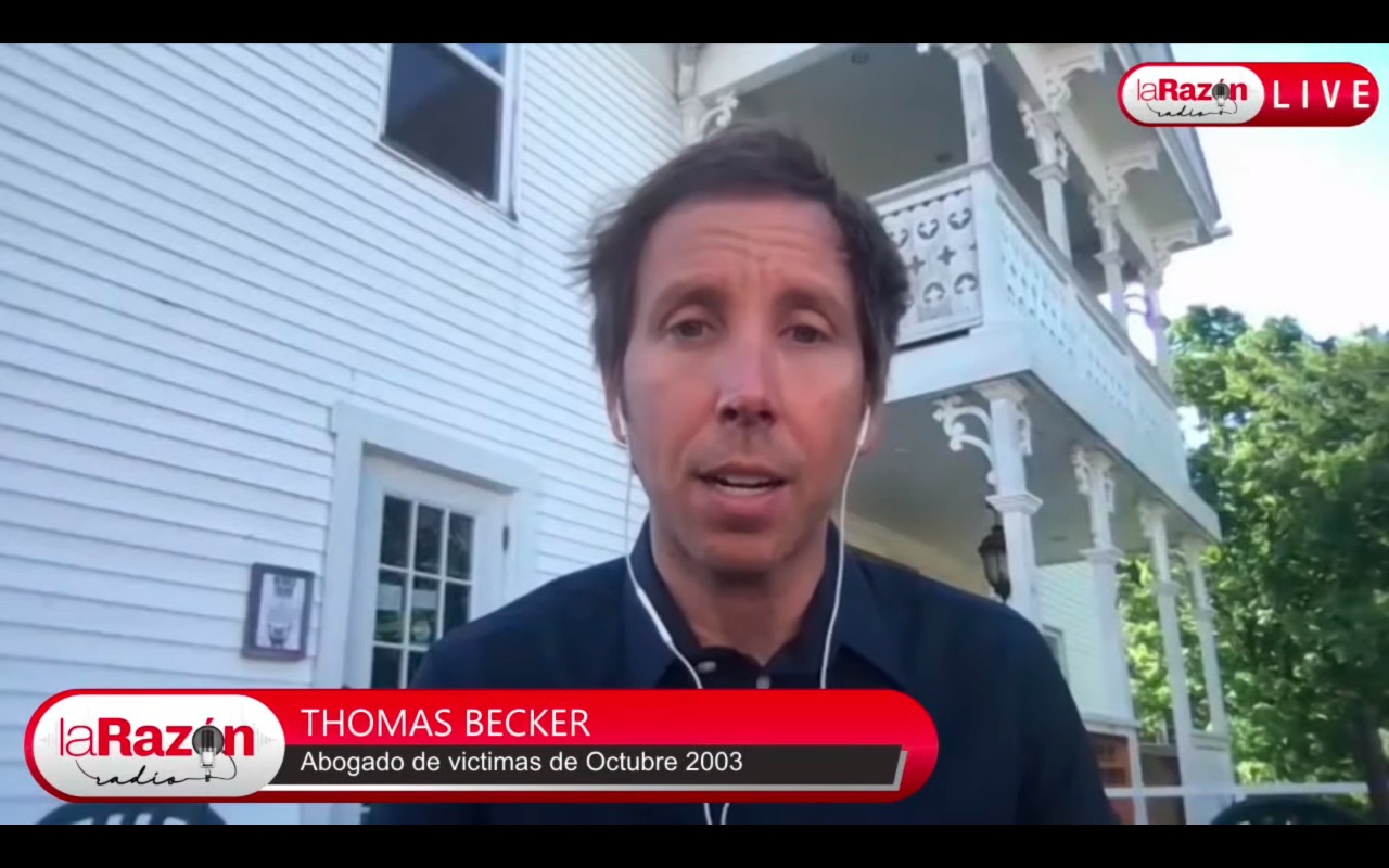 Abogado Becker considera crucial la audiencia de Murillo del 9 de julio en Estados Unidos