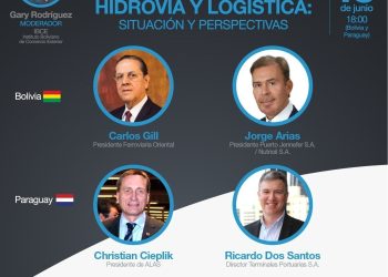 Las oportunidades y perspectivas de la Hidrovía serán analizadas en un webinar internacional