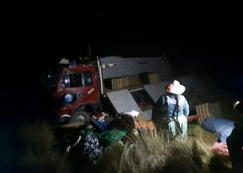 Seis personas resultan heridas tras embarrancamiento de un camión en La Rinconada